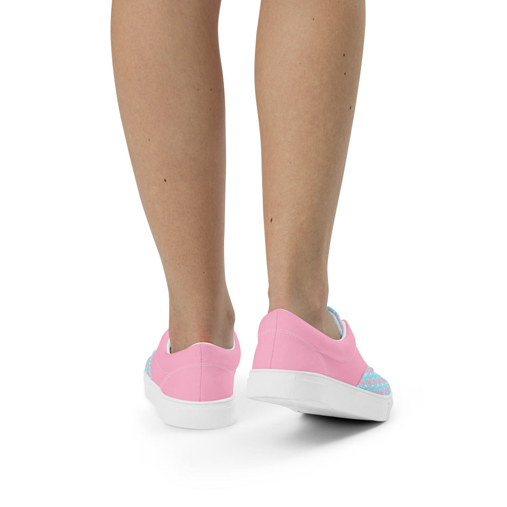 Cotton Candy Womens Canvas Sneakers - https://ascensionemporium.net